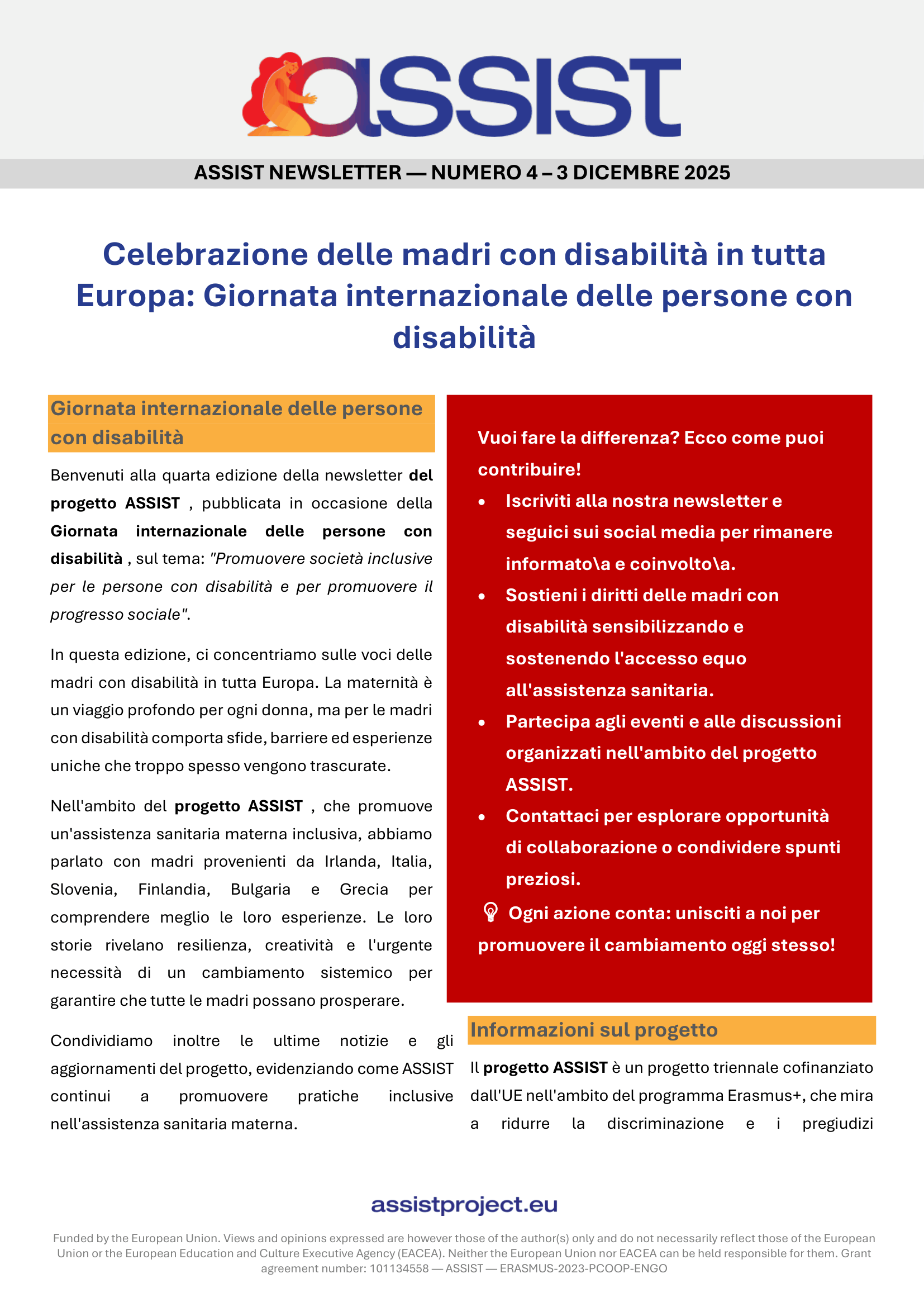 ASSIST Newsletter Fourth Edition ENG 1